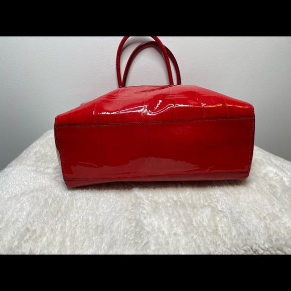 Kate Spade Elena Knightsbridge Red Leather Tote - Picture 6 of 12